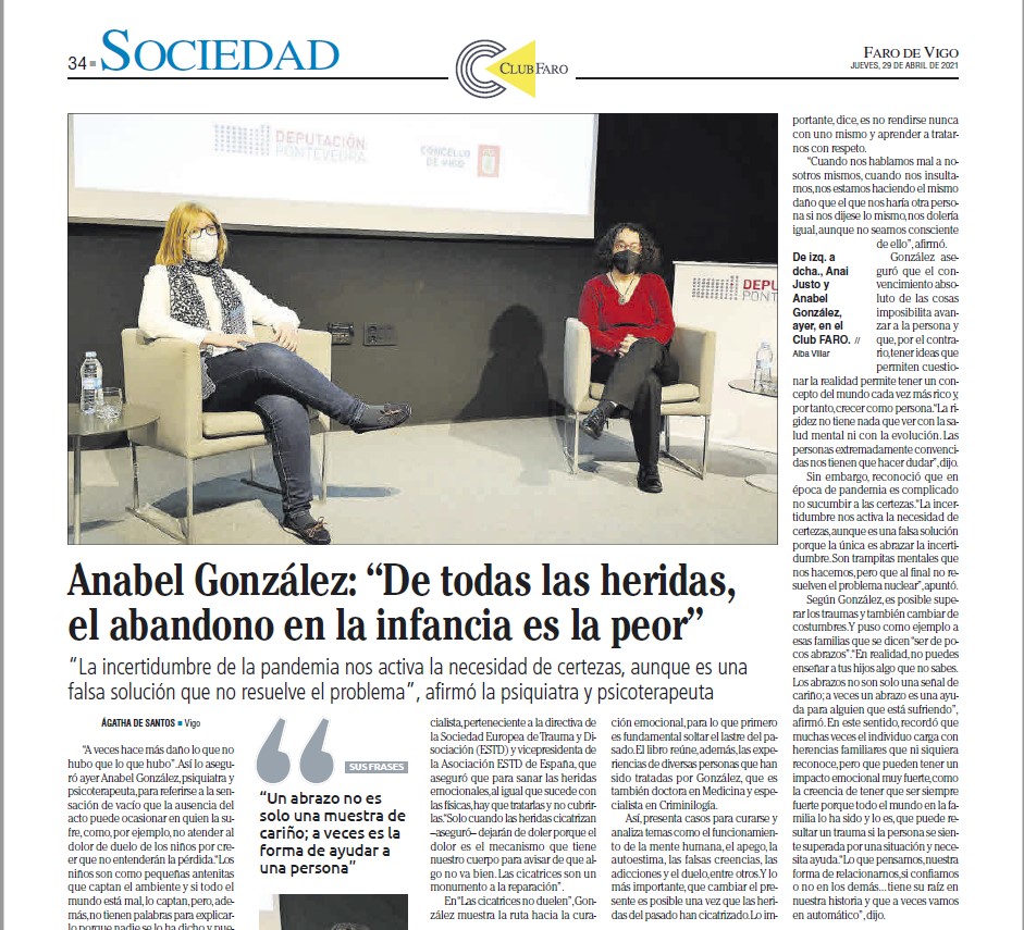 De todas las heridas, el abandono en la infancia es la peor