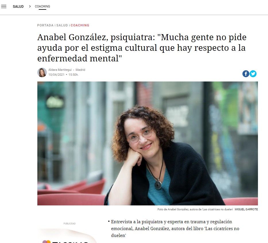 Mucha gente no pide ayuda por el estigma cultural que hay respecto a la enfermedad mental