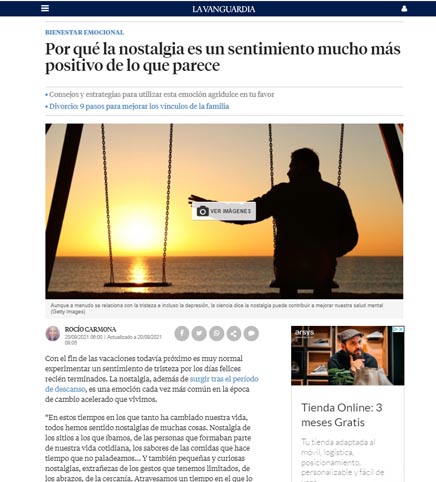 Por qué la nostalgia es un sentimiento mucho más positivo de lo que parece